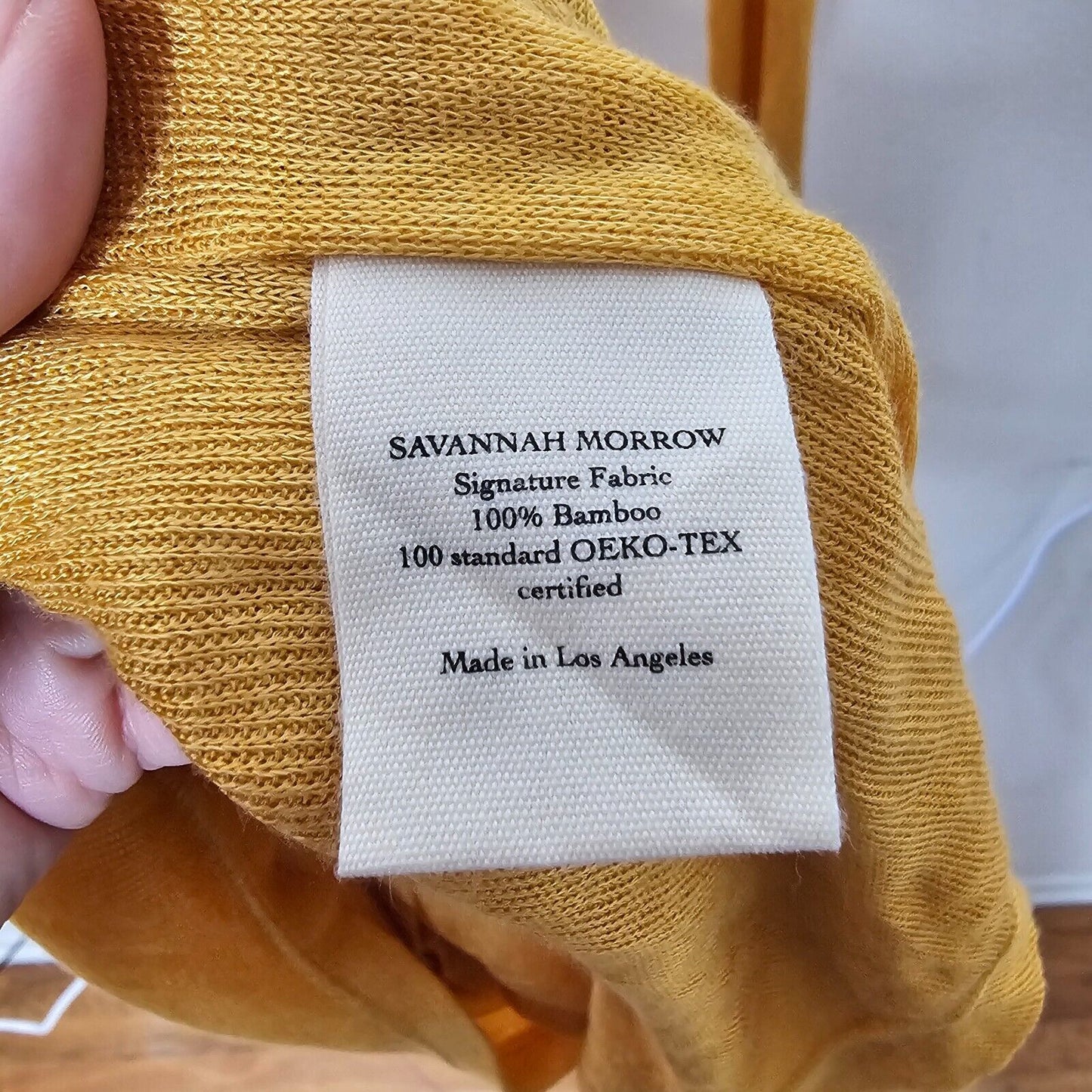 Savannah Morrow Mustard Long Sleeve Keyhole Side Cut Outs Bamboo Mini Dress SM