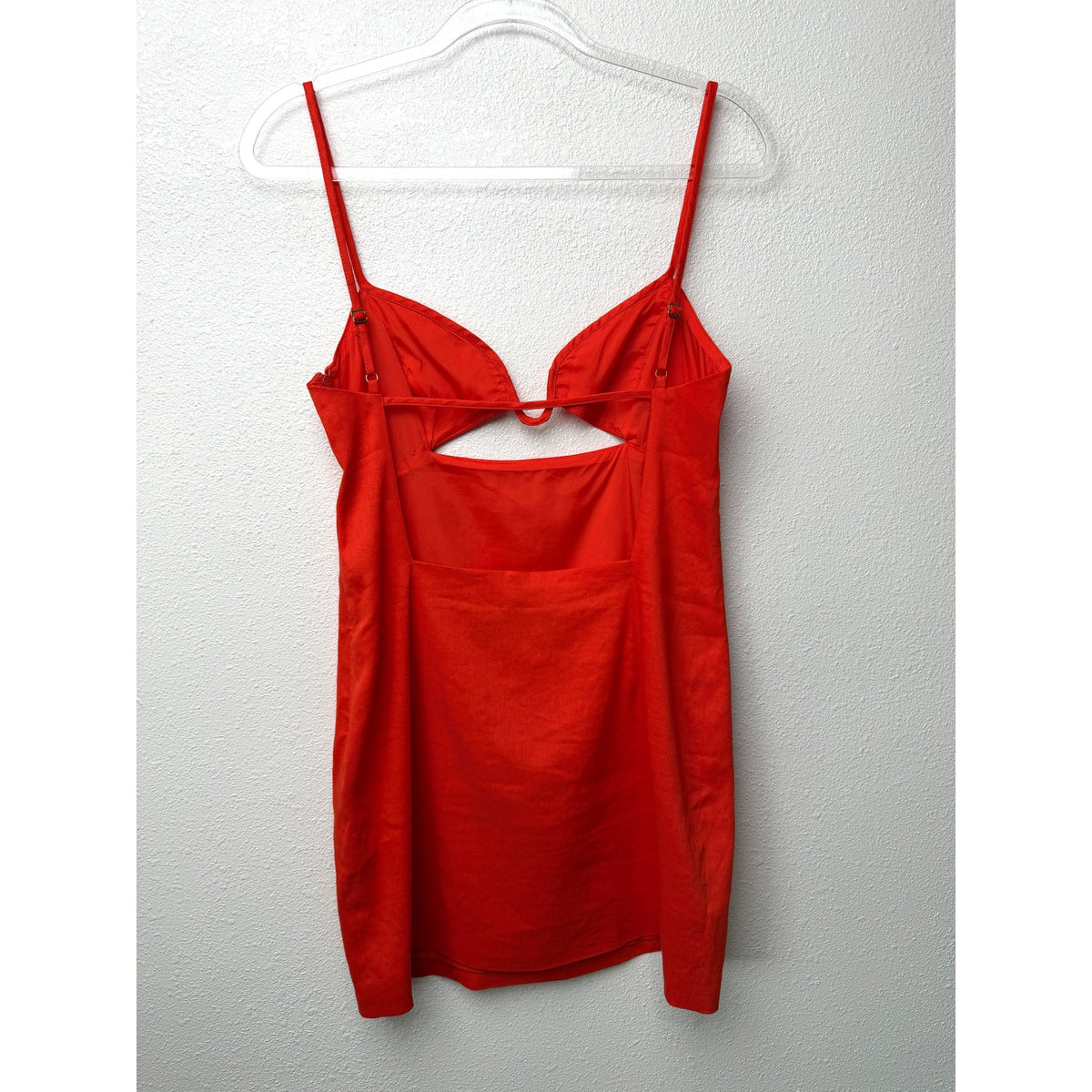 GAUGE81 Orange Red Cutout Mini Dress Women S