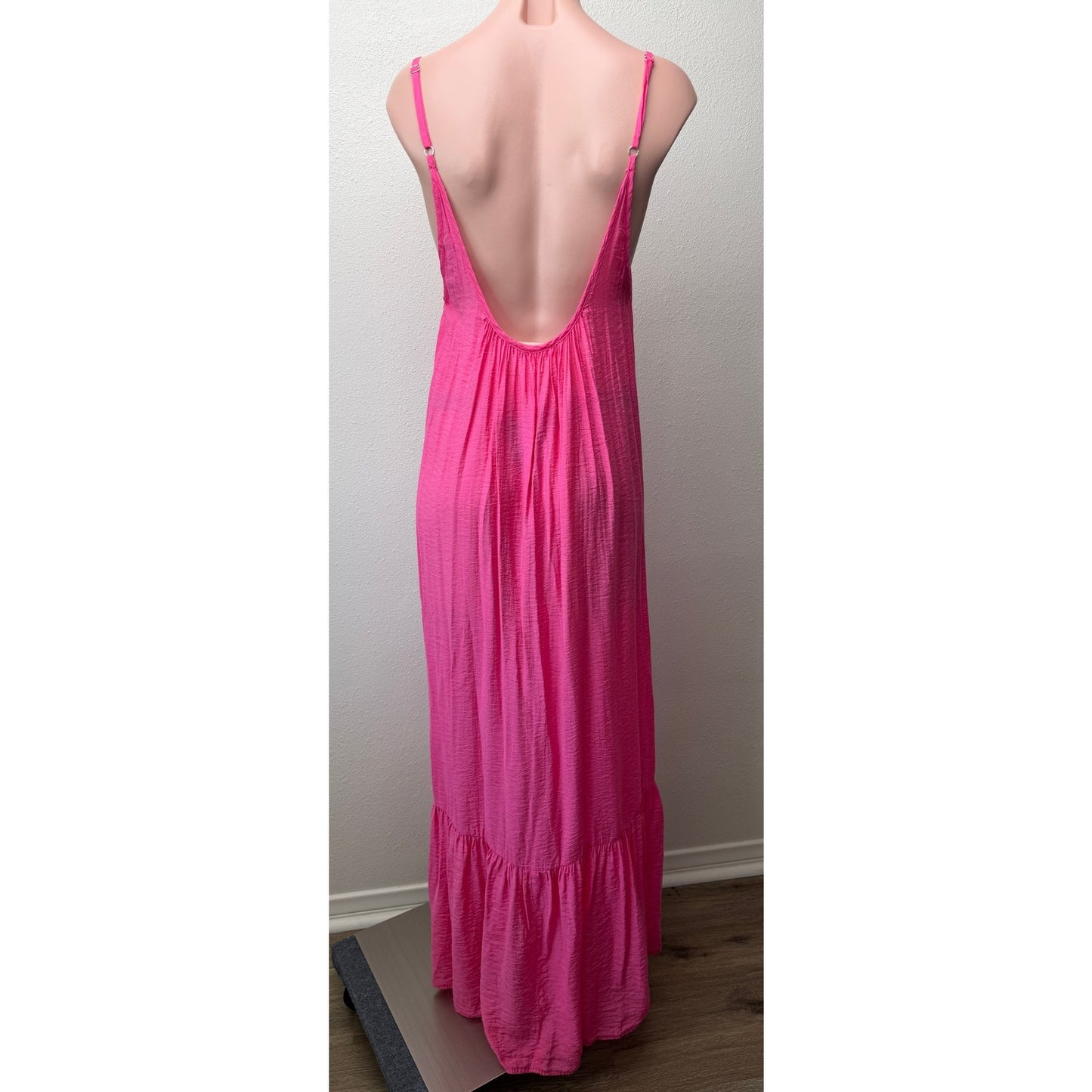 Electric & Rose Laney Pink Maxi Dress Womens S