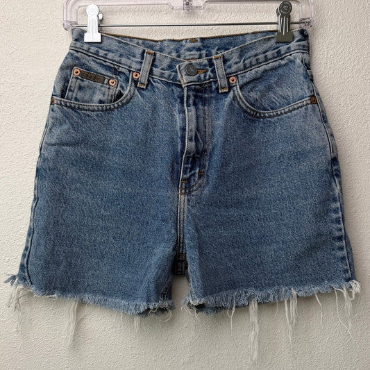 Calvin Klein Medium Wash Cutoff Shorts Womens 6 2/4