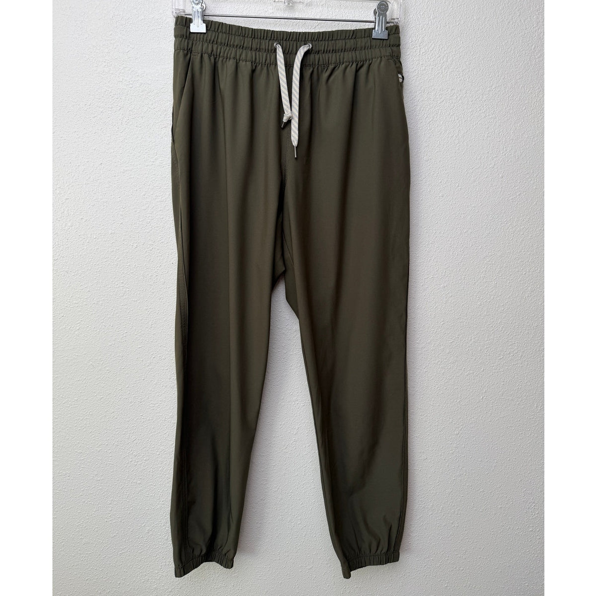 Vuori Weekend Jogger Kale Olive Green Stretch Travel Pants Women's US S