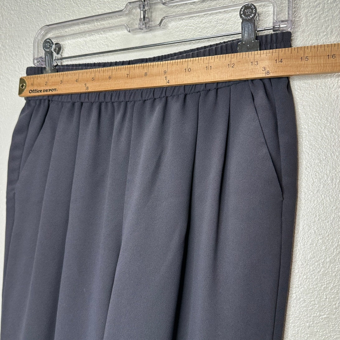 Joie Slate Pull On Elastic Waist Pocket Jogger Pants Cuffed Hem Small