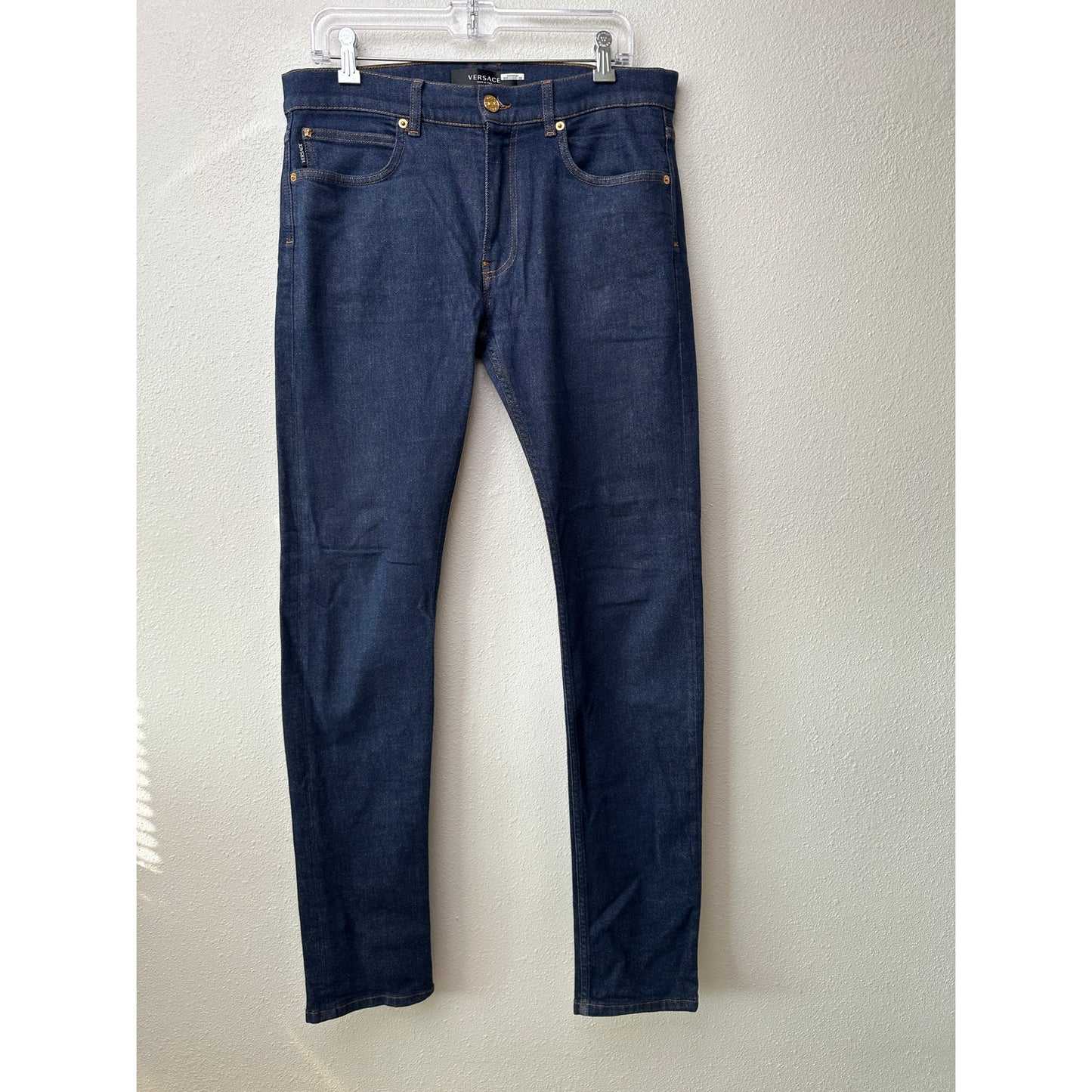 Versace Jeans Dark Wash Blue Men's US 33 Taylor Fit Straight Leg