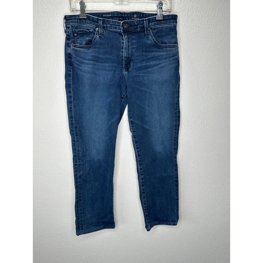 AG Harper Essential Straight Leg Jeans Size 30R Medium Wash
