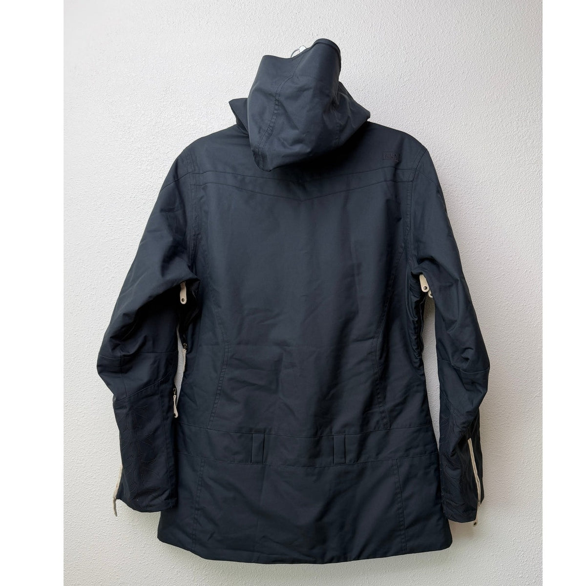 NILS Dark Slate Hooded Insulated Ski Jacket Women US 12