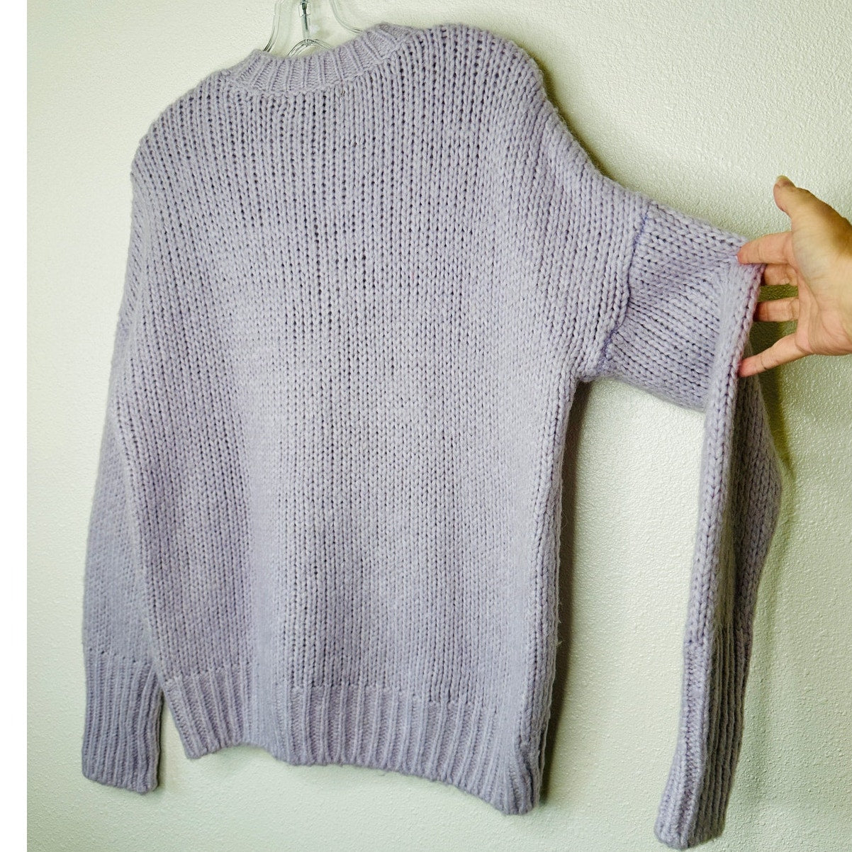 Sanctuary Purple Telluride Pullover Chunky Knit Long Sleeve Sweater S