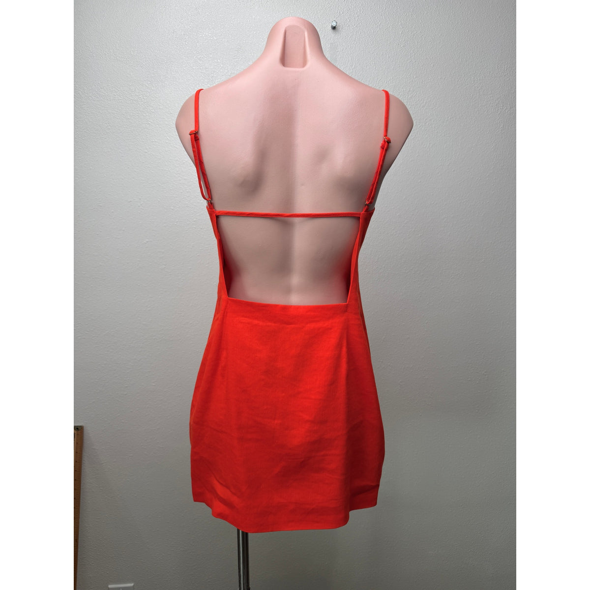 GAUGE81 Orange Red Cutout Mini Dress Women S