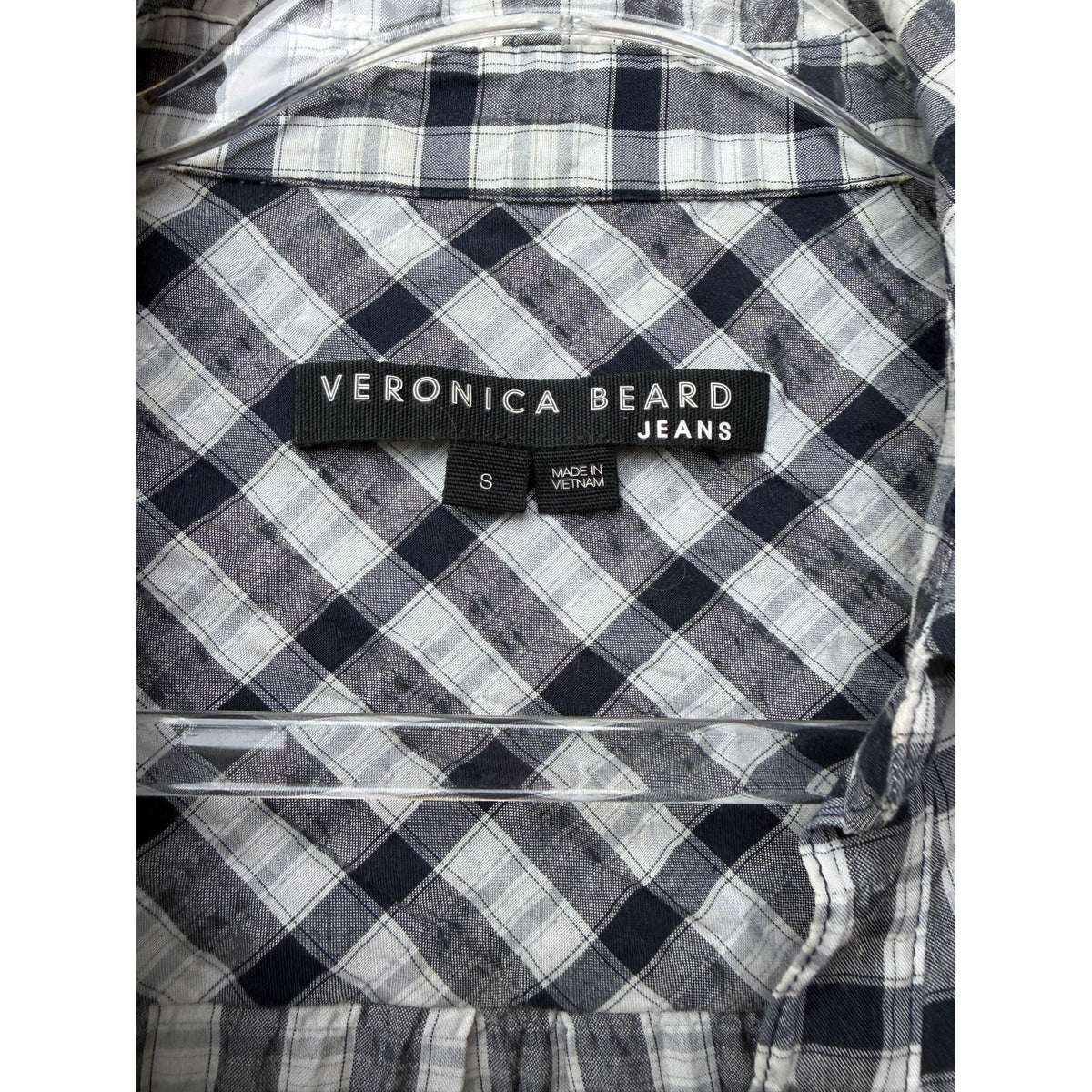 Veronica Beard Black White Ruched Shirt Women S