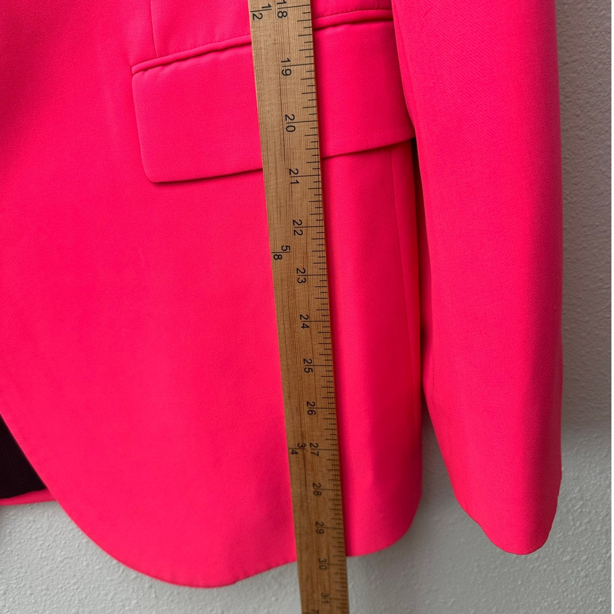 Versace Men’s Hot Pink Blazer Jacket Size IT 50 Two-Button Tailor Made