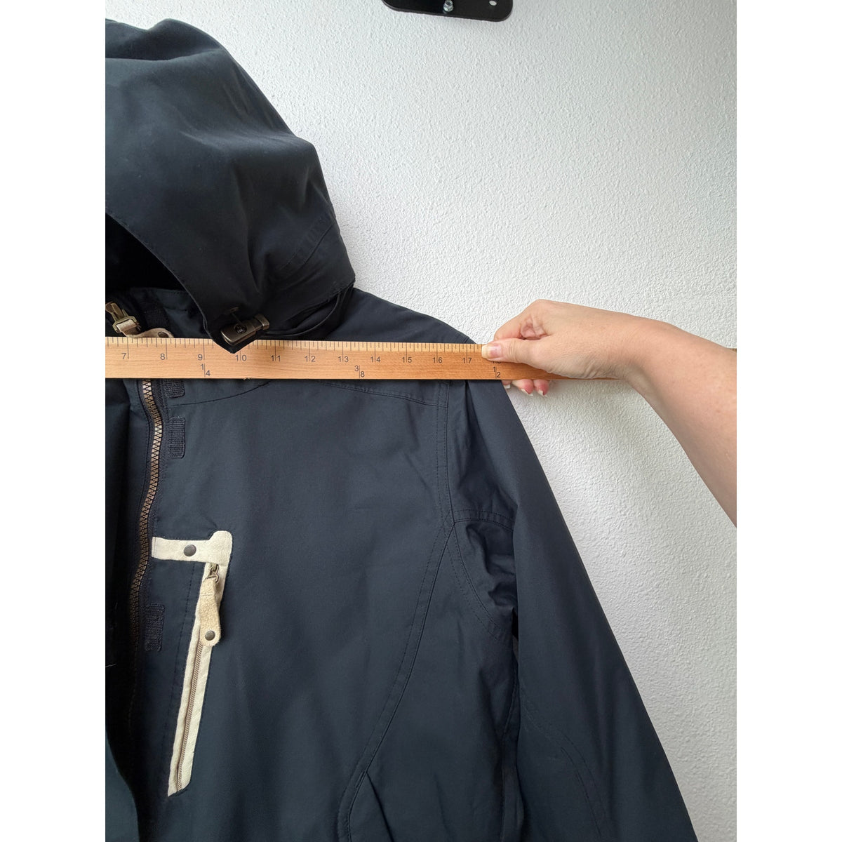 NILS Dark Slate Hooded Insulated Ski Jacket Women US 12
