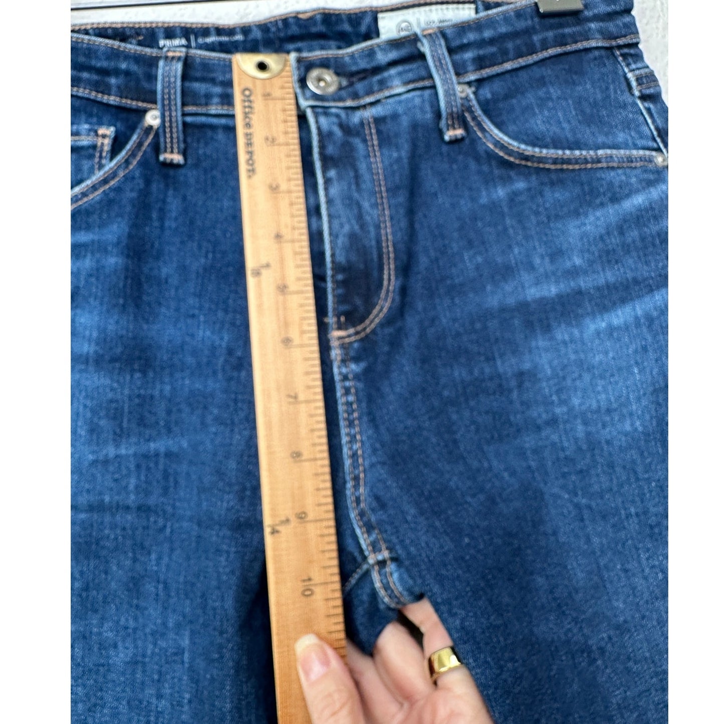 AG Prima Cigarette Jeans Blue Women’s US 28 Fabric Made in Japan