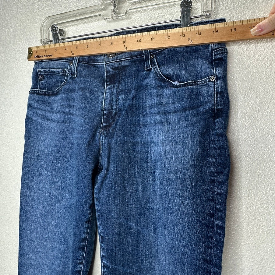 AG Adriano Medium Wash Whiskered Prima Cigarette Leg Jeans 30