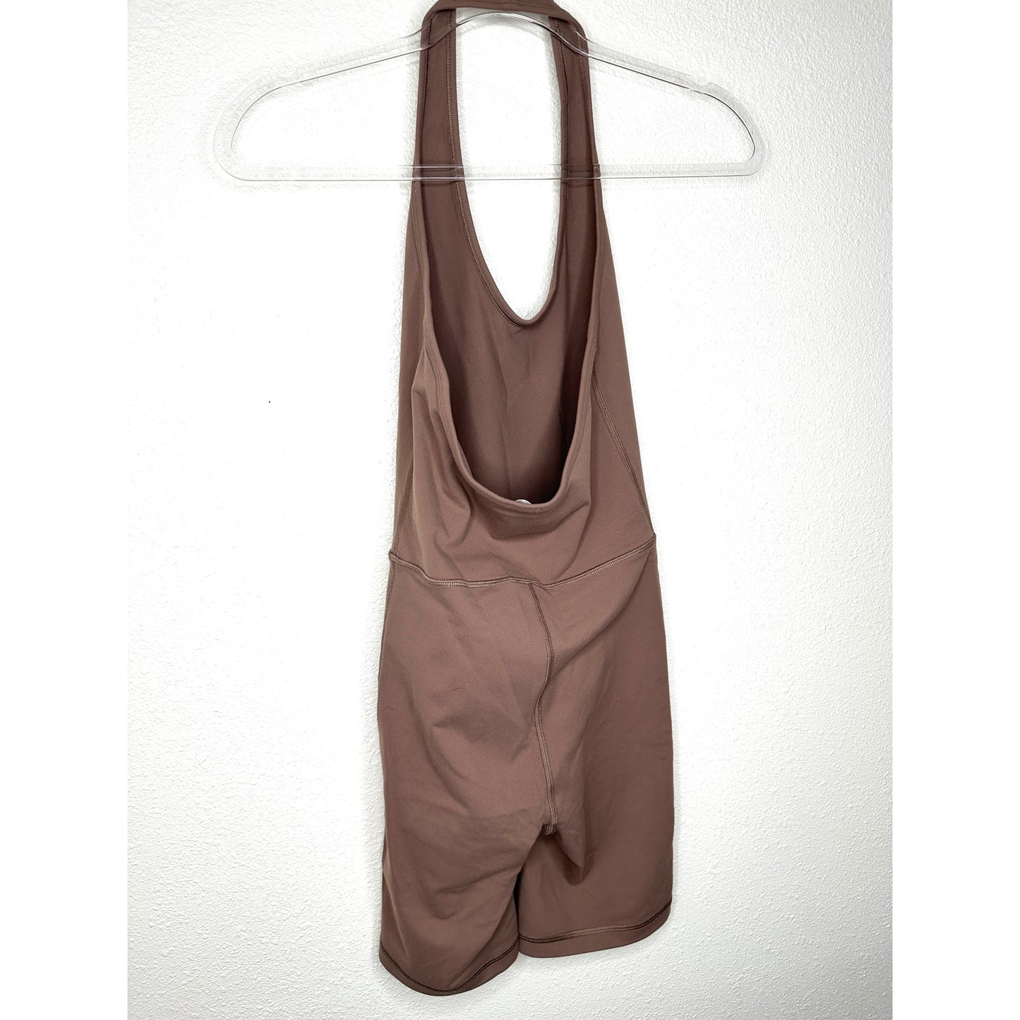 Wilfred Free Mocha Brown Look Halter Top Romper XS