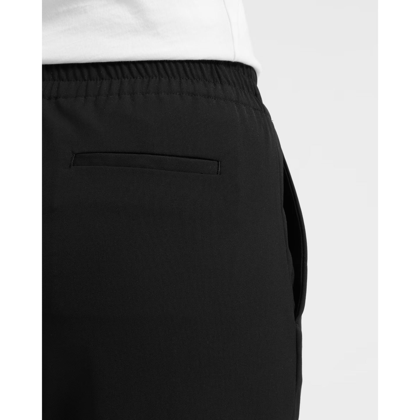 Everlane Black Italian GoWeave Easy Pull On 100% Lt Weight Wool Pockets Pant 0