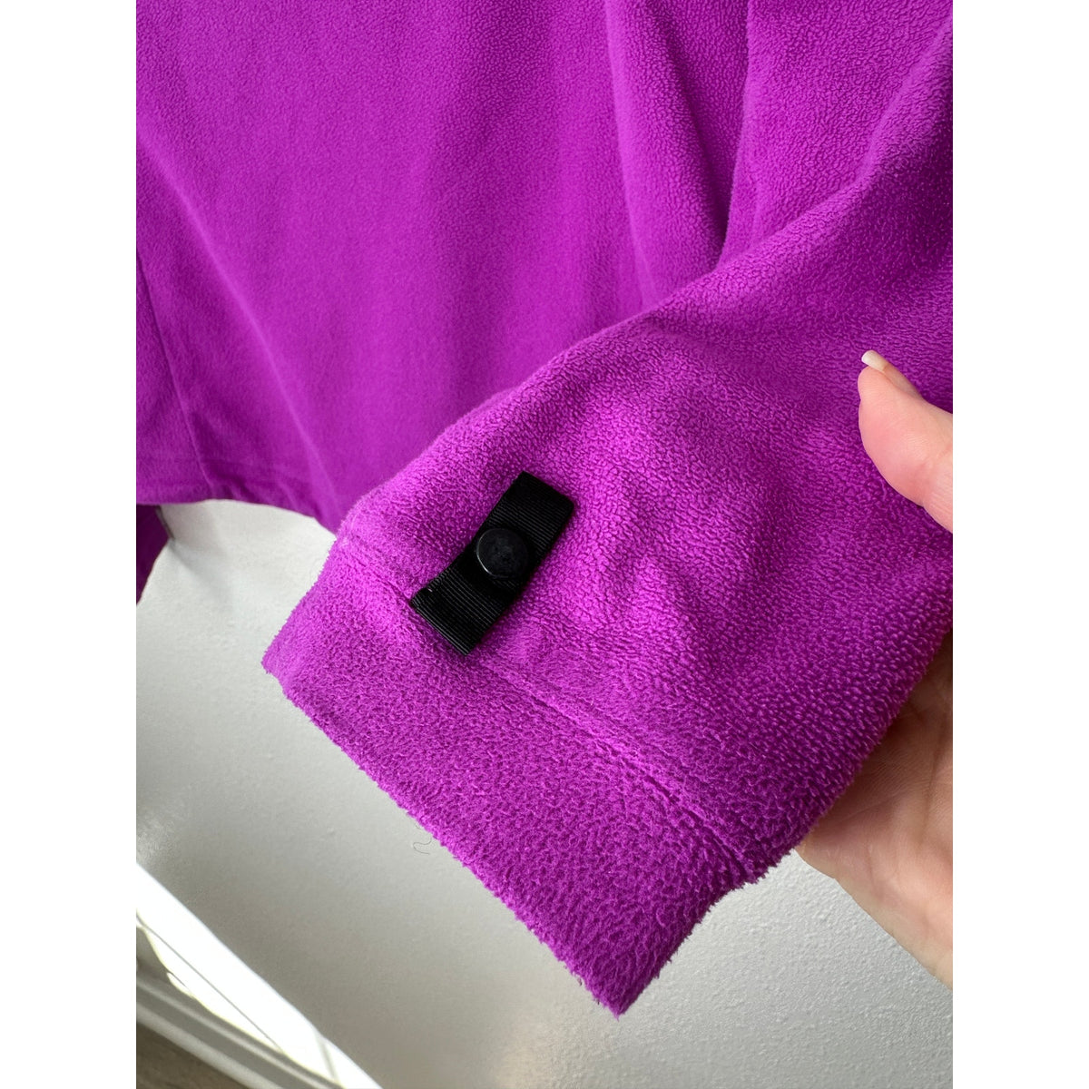 The North Face Lilac Front Zip Mock Neck Fleece Jacket S