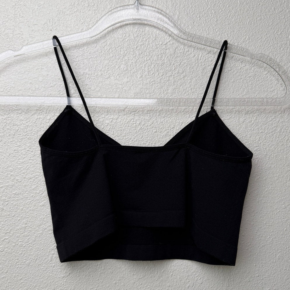 Free People Intimately Black V-Neck Spaghetti Strap Bralette XS/S