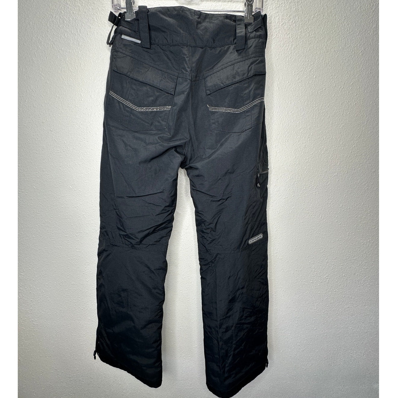 Columbia Black Women's Convert Snow Pants XS Insulated Waterproof Ski Winter