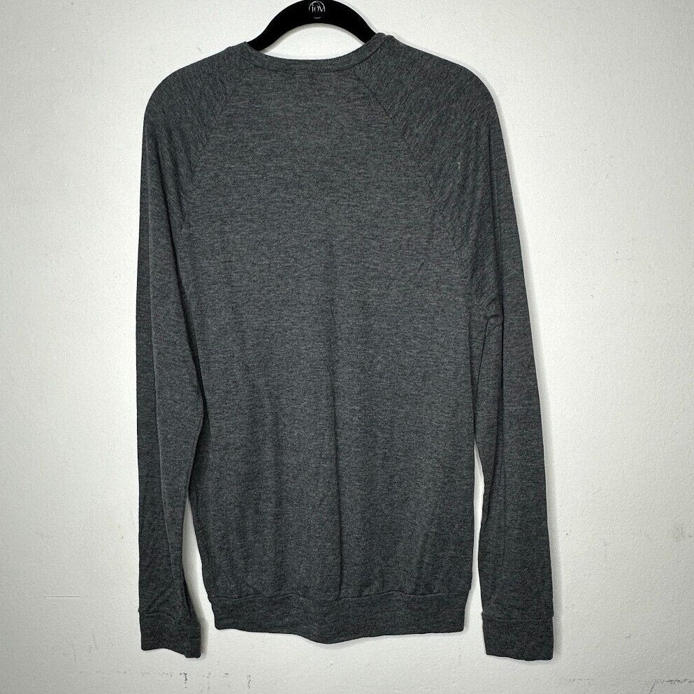 Mercedes Benz Logo Men's Ultra Thin Gray VNeck Long Sleeve Sweater Large