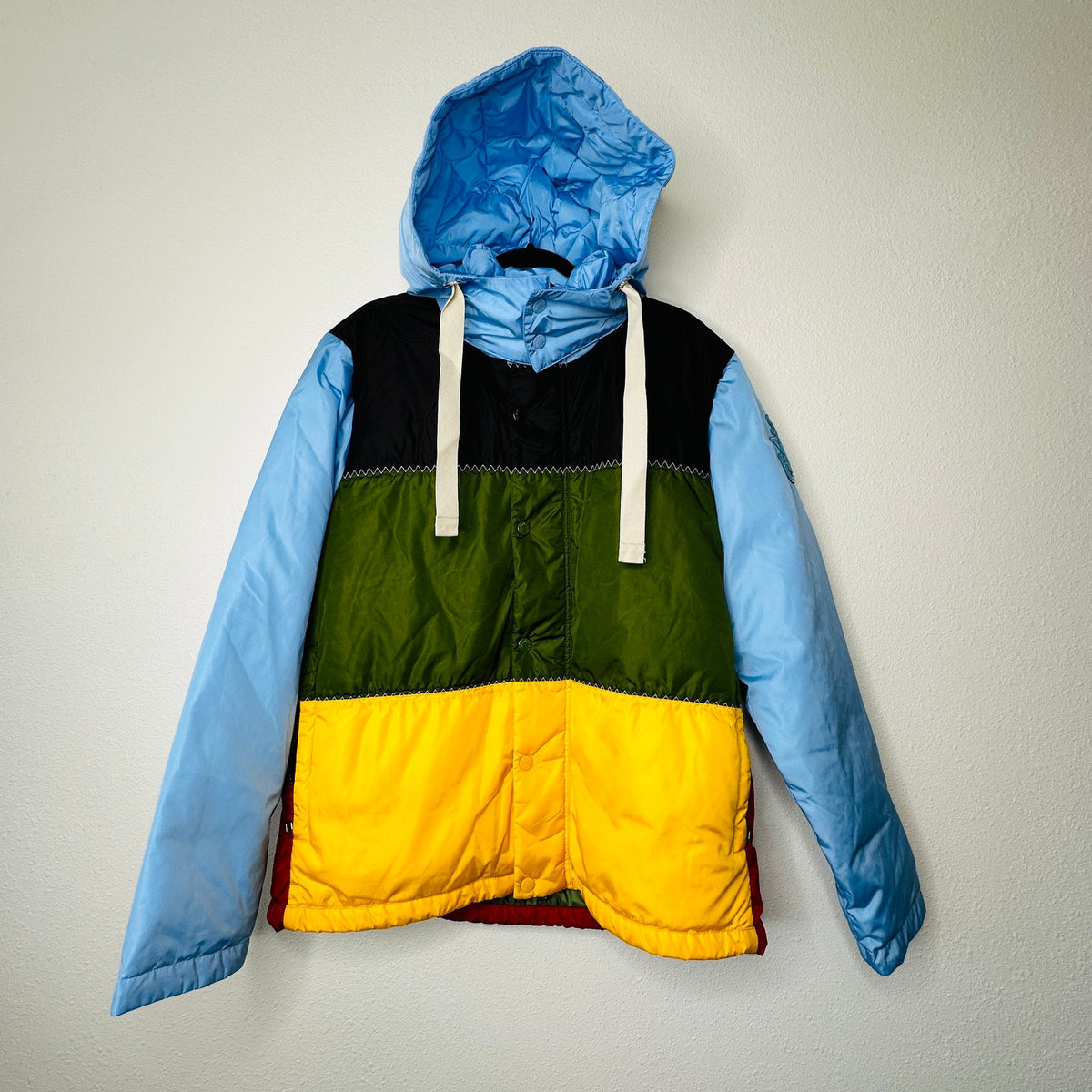 Moncler Genius 1 Borealis Giubbotto Down Jacket Multi Color Blocked 2 / Medium