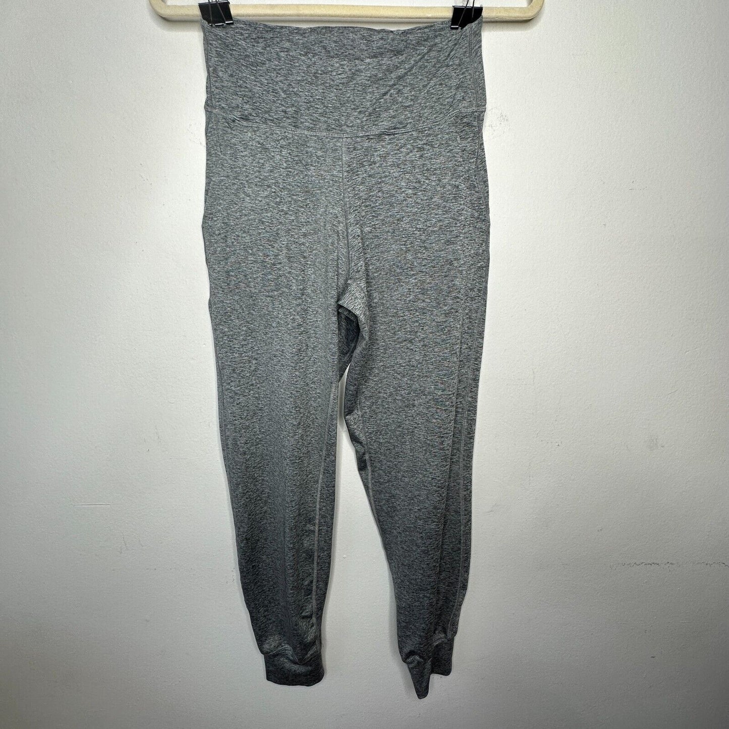 Heathered Gray Harem Fit High Waist ActiveFlex Jogger Pants Side Pockets S