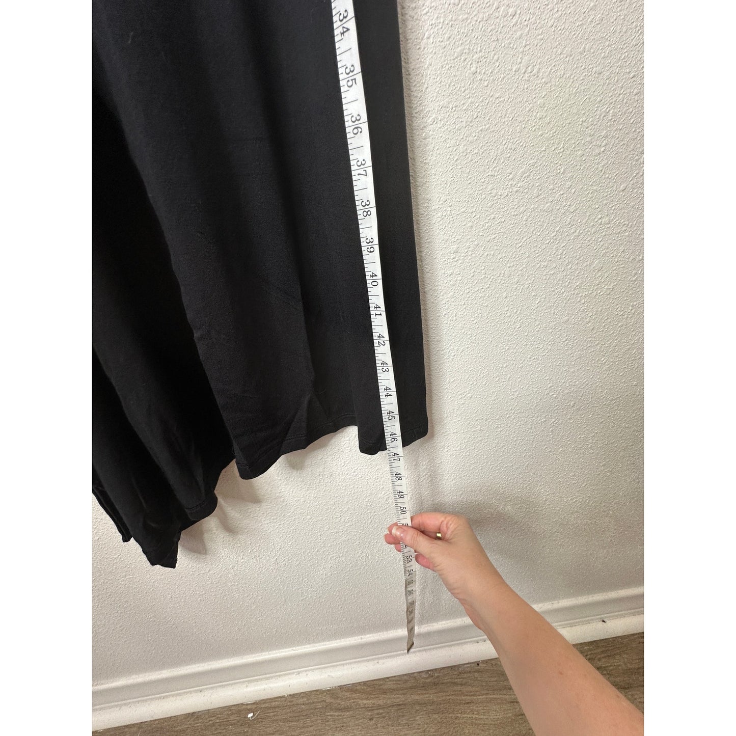 Vince Black Faux Wrap Tank Midi Dress XS Sleeveless Stretch Jersey