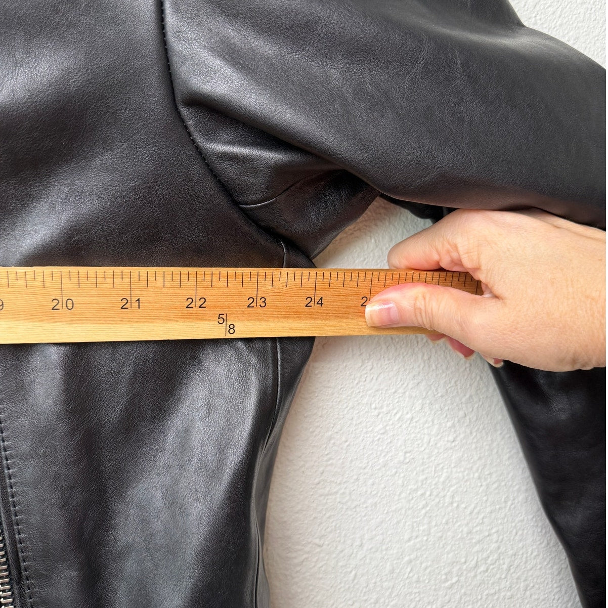 Versace Black Leather Moto Biker Jacket Men L