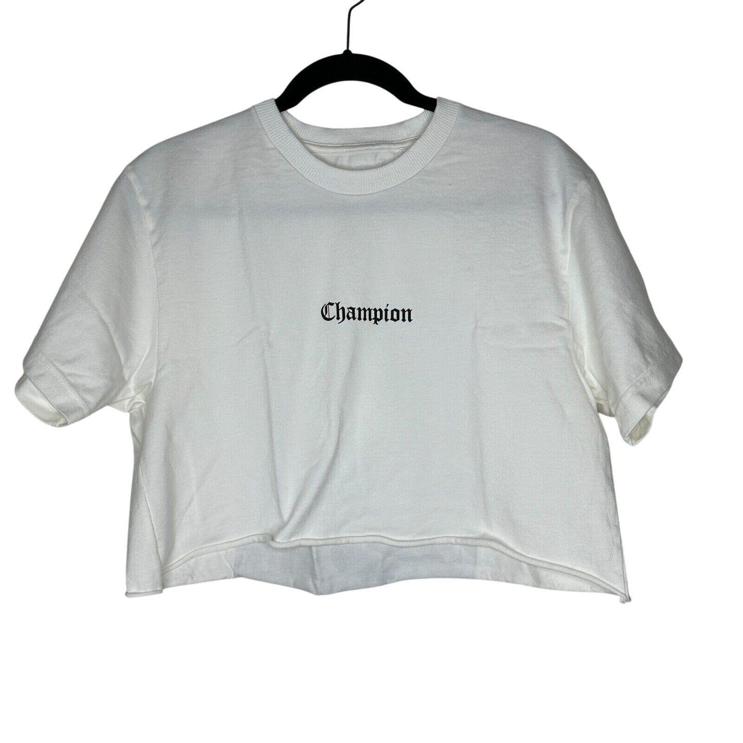 God Selection XXX Cream Champion Boxer Graphic cut crop top short sleeves L