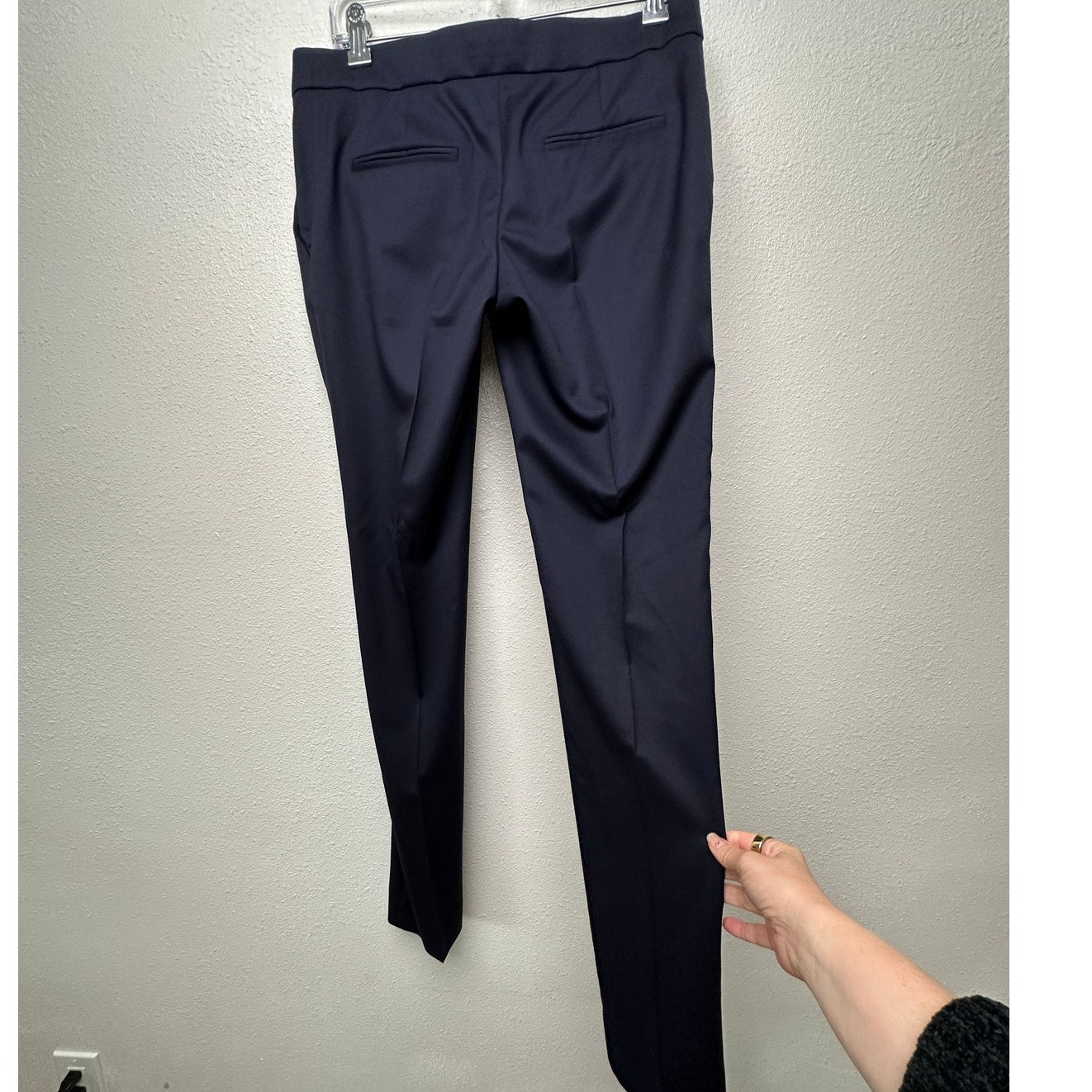 Stella McCartney Black Tailored Pants Women size 6 Slim Leg