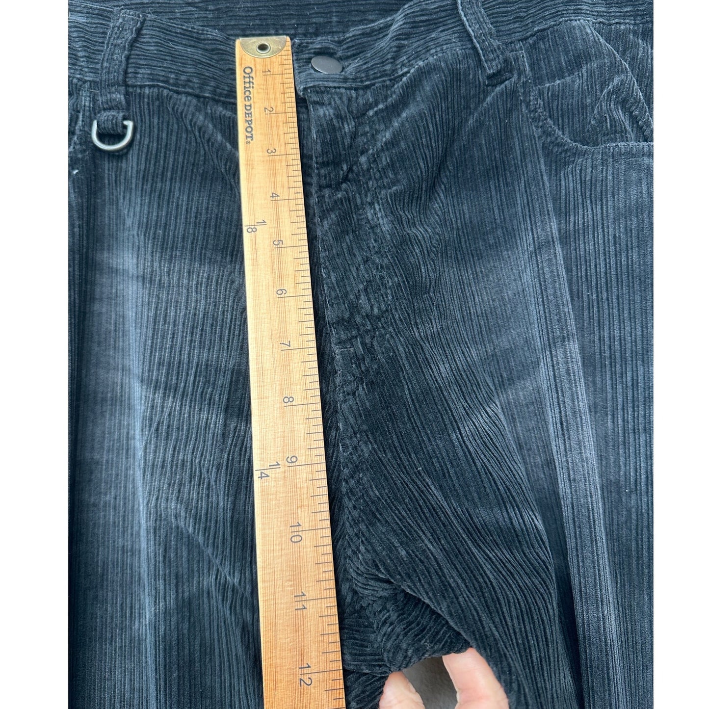 NWT Moncler 7 Fragment Corduroy Pants Black Men’s 48 Side Code Print