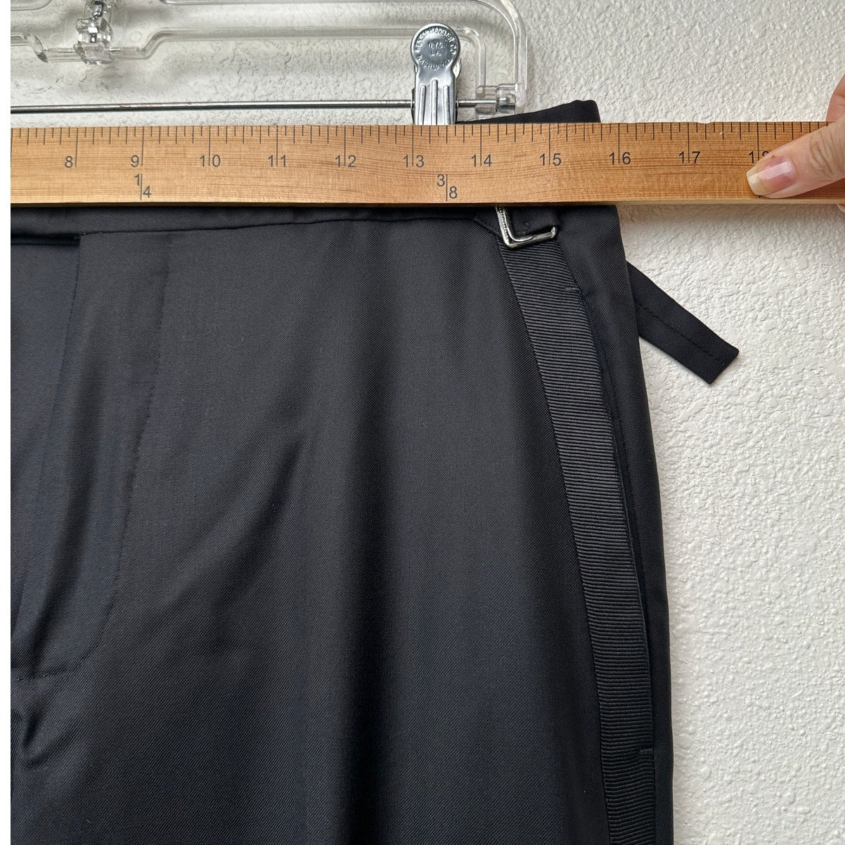 Tom Ford Black Tuxedo Trousers Men’s Size 46 Grosgrain Side Stripe