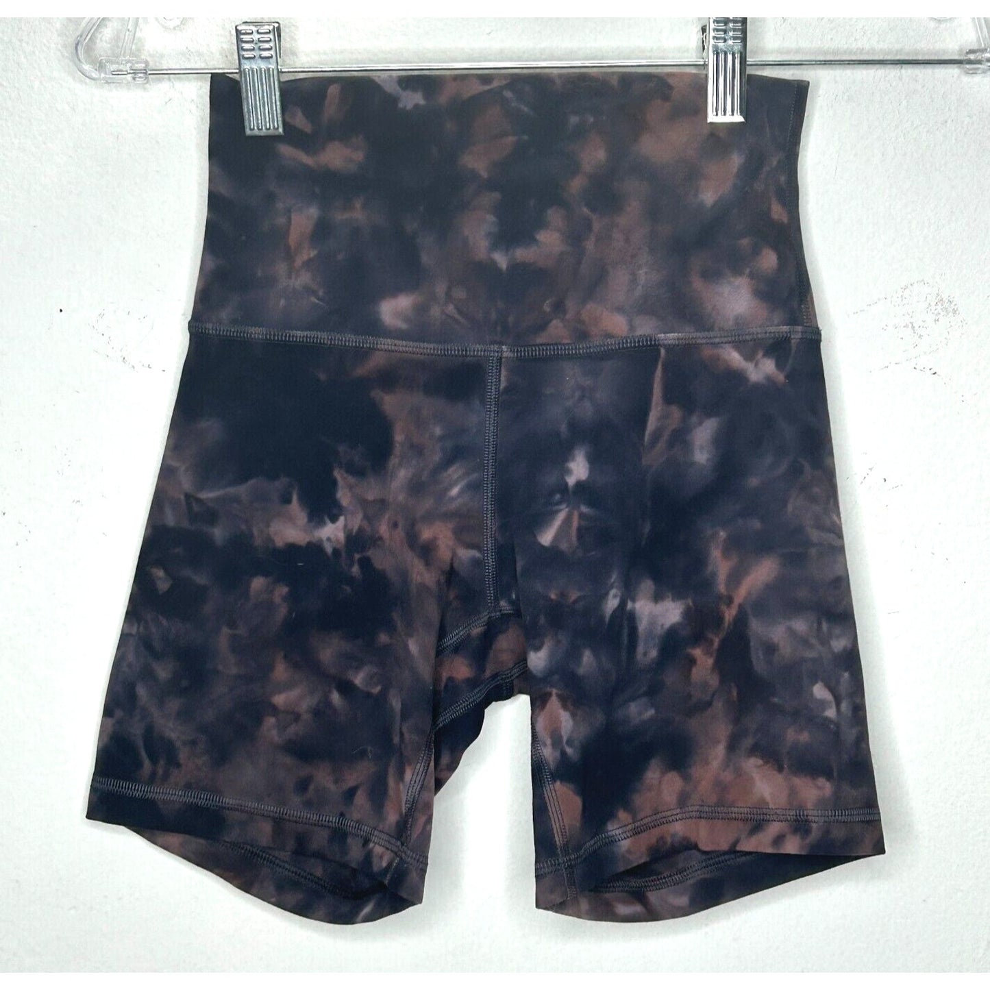 Lululemon Diamond Dye Graphit Gray Peach Pastel Align High-Rise Shorts 2