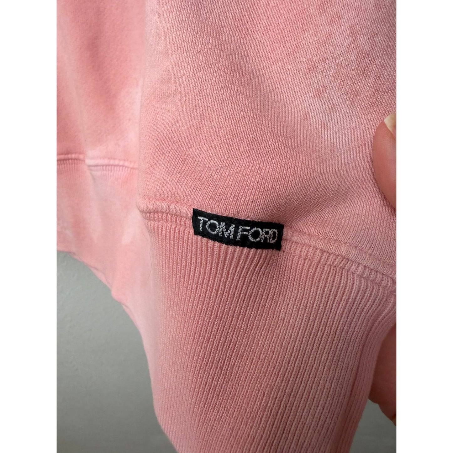 Tom Ford Mens M Pink Tie Dye Cotton Crewneck Sweatshirt