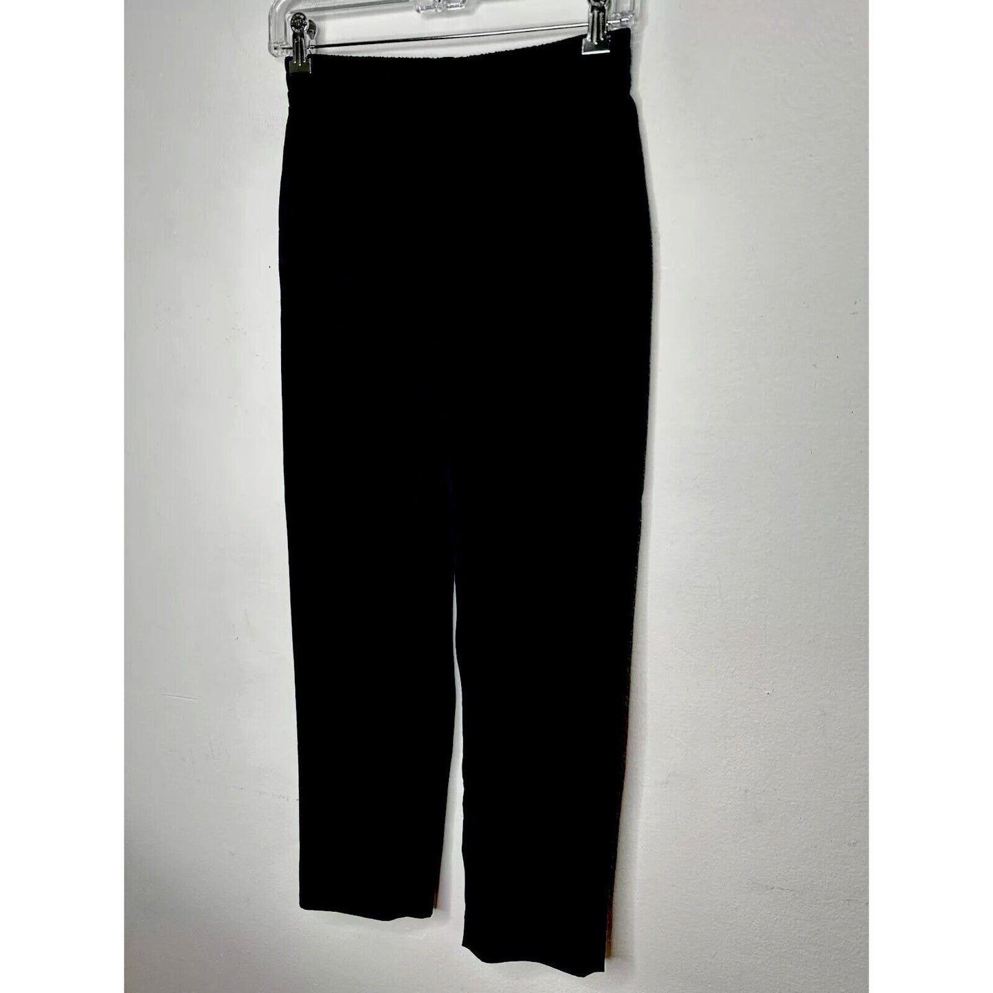 Everlane Black Italian GoWeave Easy Pull On 100% Lt Weight Wool Pockets Pant 0