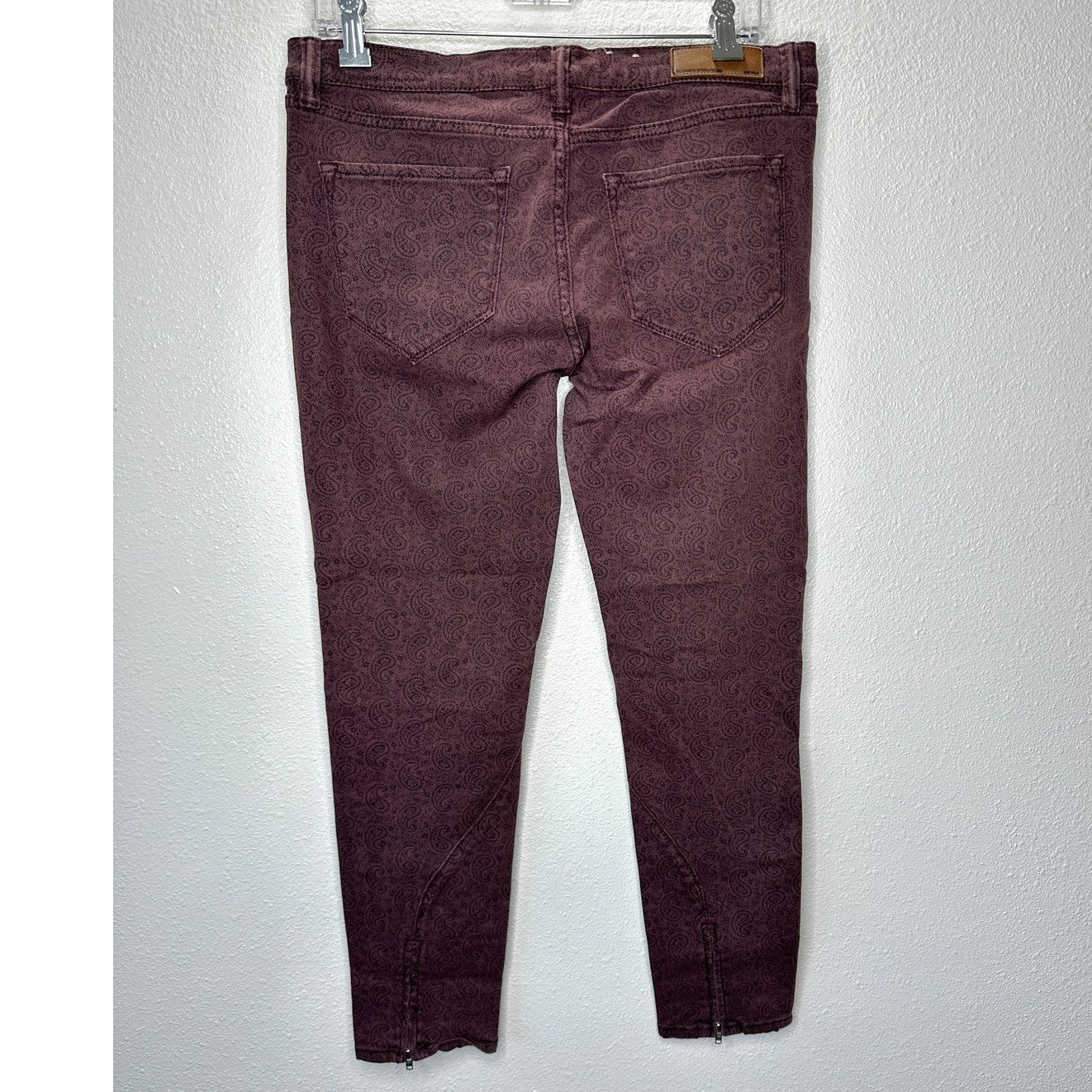 AllSaints Spitalfields Jacks Place Paisley Print Skinny Jeans 30