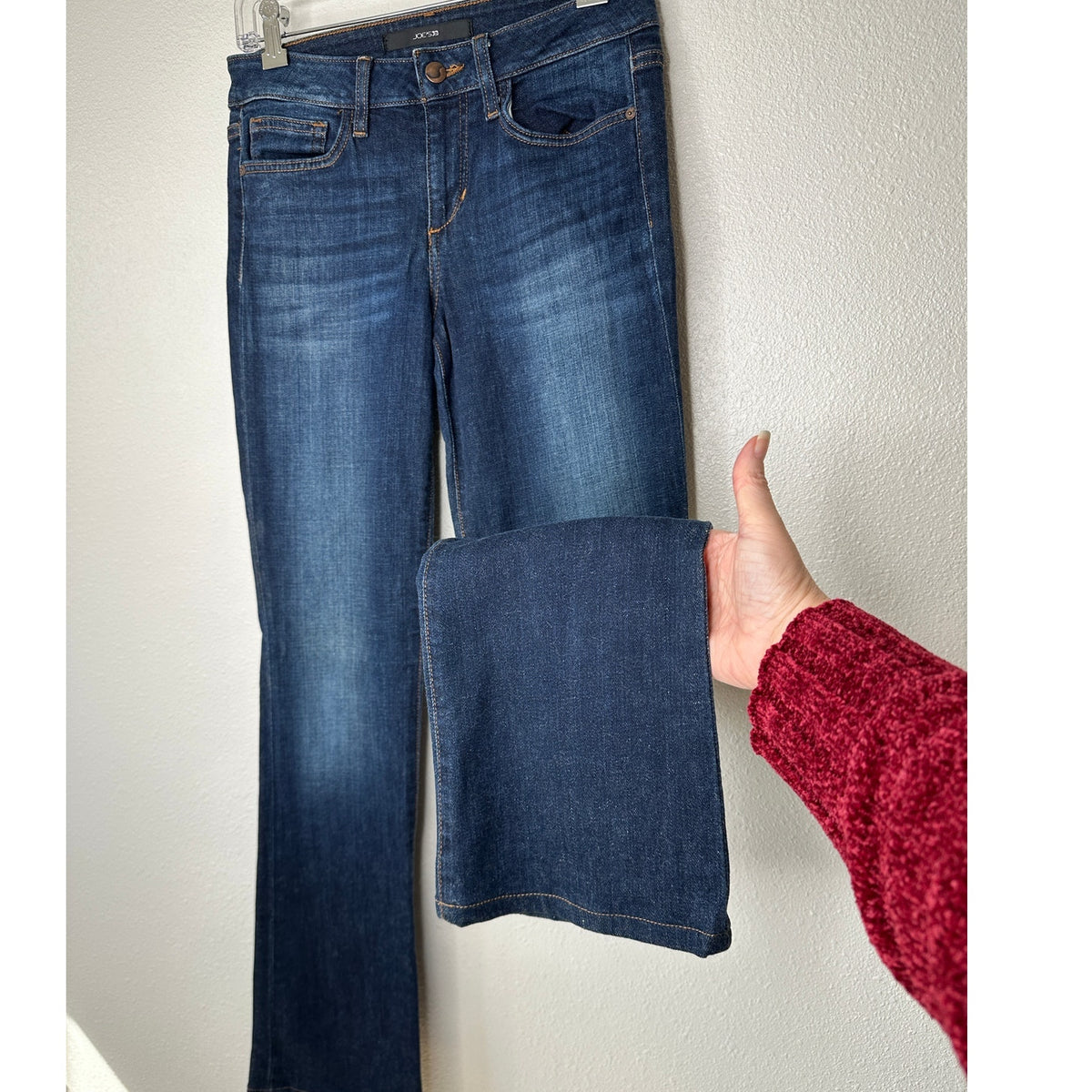 Joe's Dark Blue Wash Curvy Bootcut Rosie Jeans 27