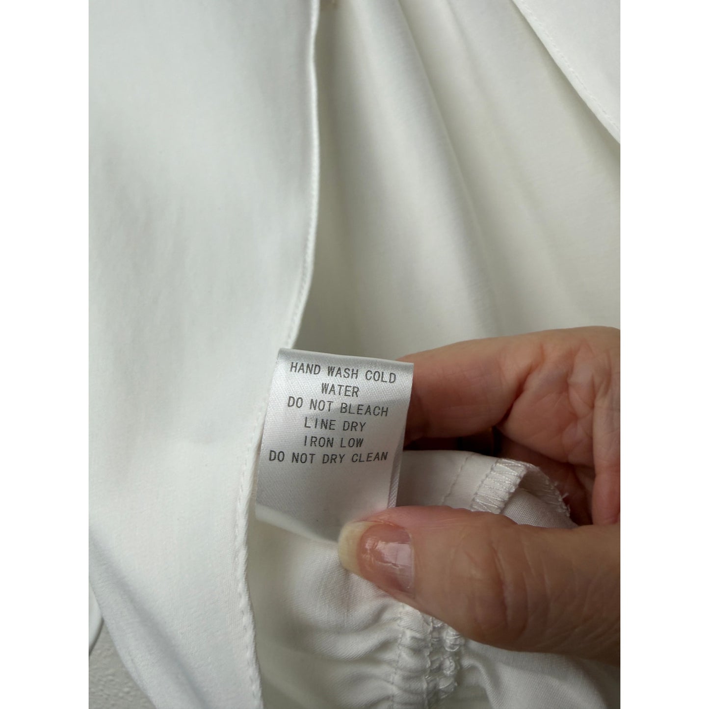 NWT HYFVE White 3/4 Puff Sleeve Peplum Top Womens M