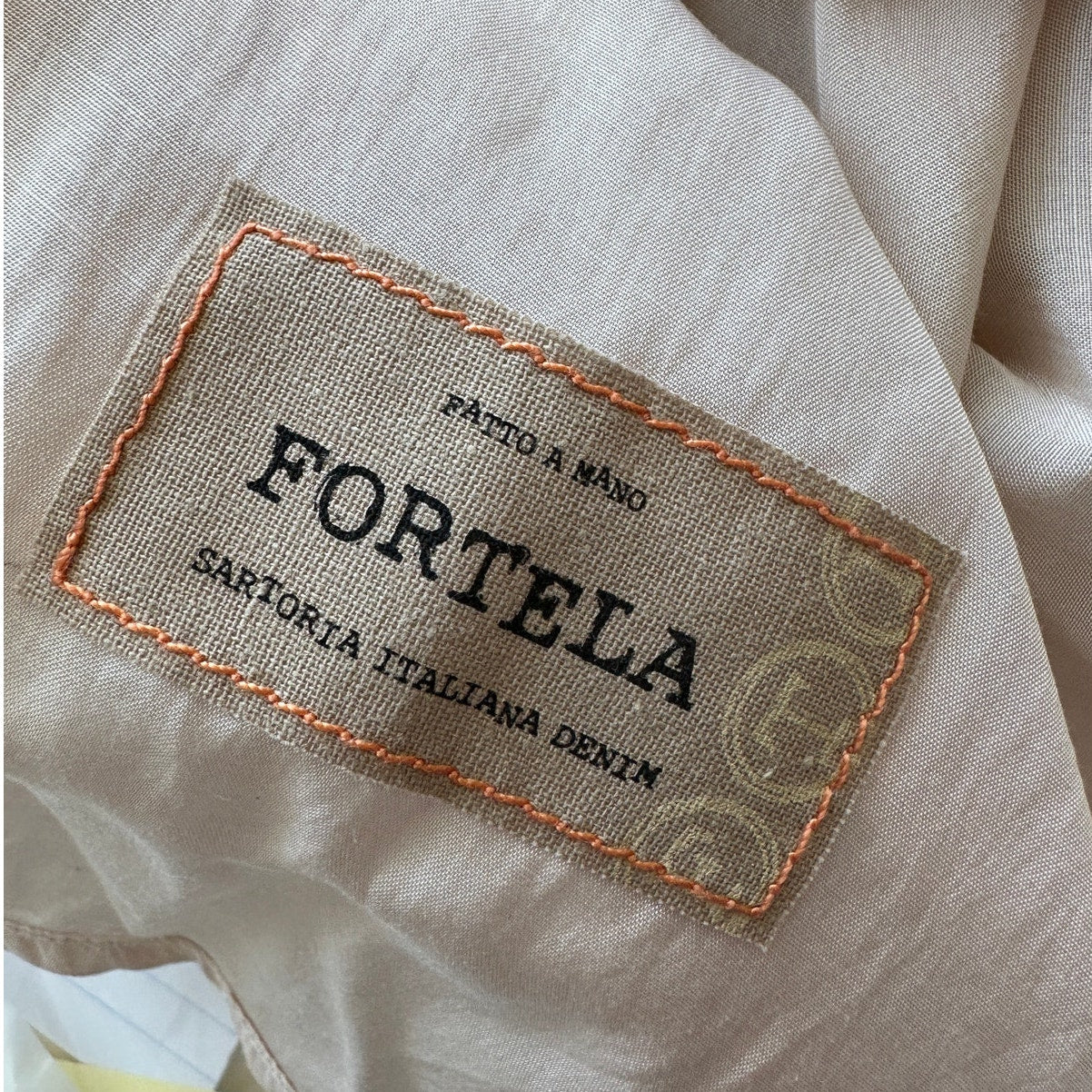 Fortela Ghodsi Tan Multicolor Beade Embroider Print Peasant Blouse 40