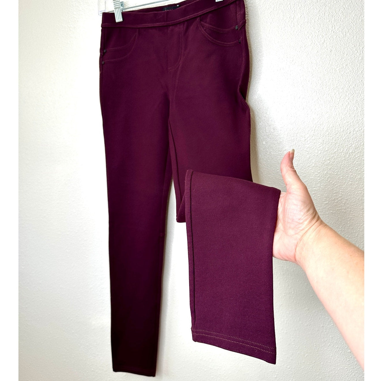 Sanctuary Eggplant Purple Pull On Jegging Legging Small