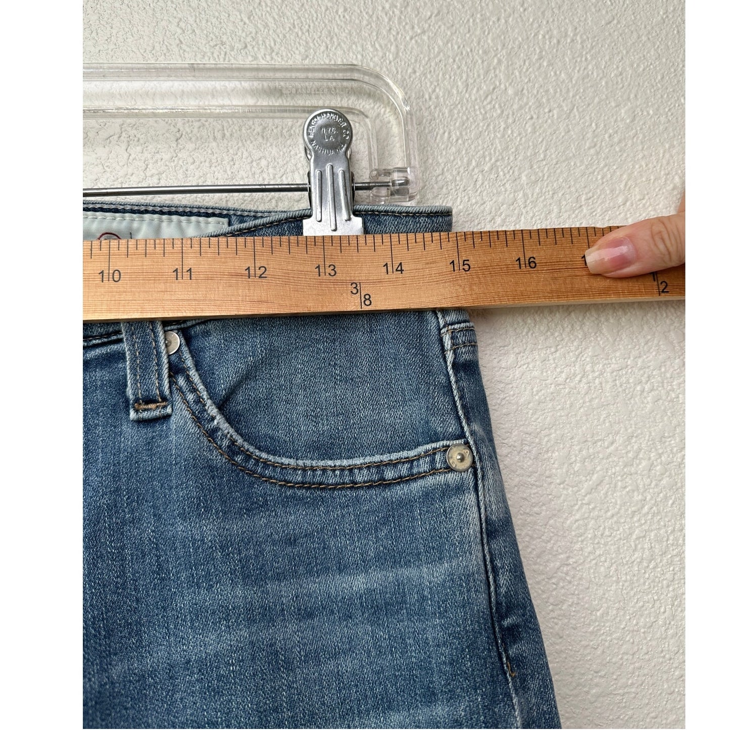 AG Adriano Goldschmied Prima Crop Cigarette Jeans Blue Women US 28