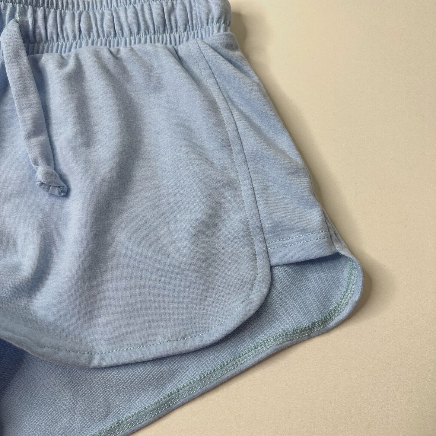 Onzie Cute Baby Blue Divine Drawstring Shorts Comfy Drawstring Waistband S / M