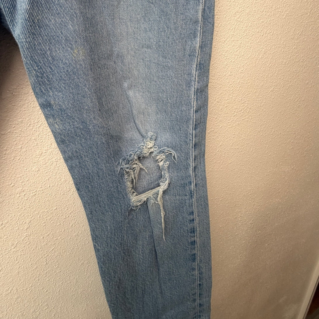 Levi's Wedgie Straight Button Fly Denim Jeans Women US 29