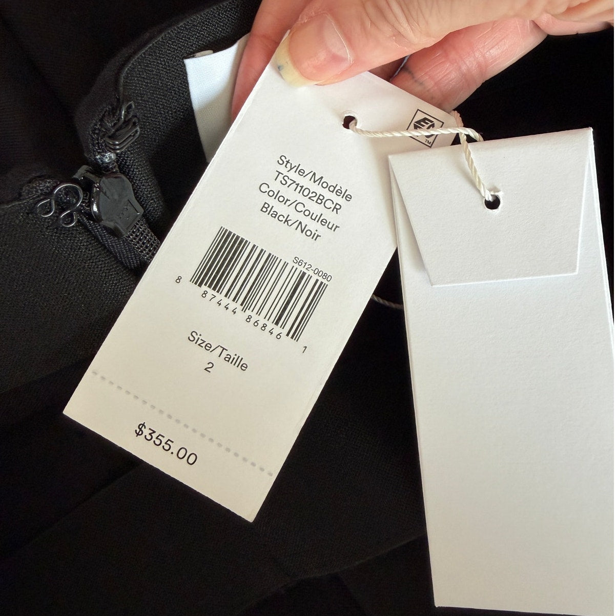 NWT Derek Lam 10 Crosby Black Lace Up Side Trouser Pants