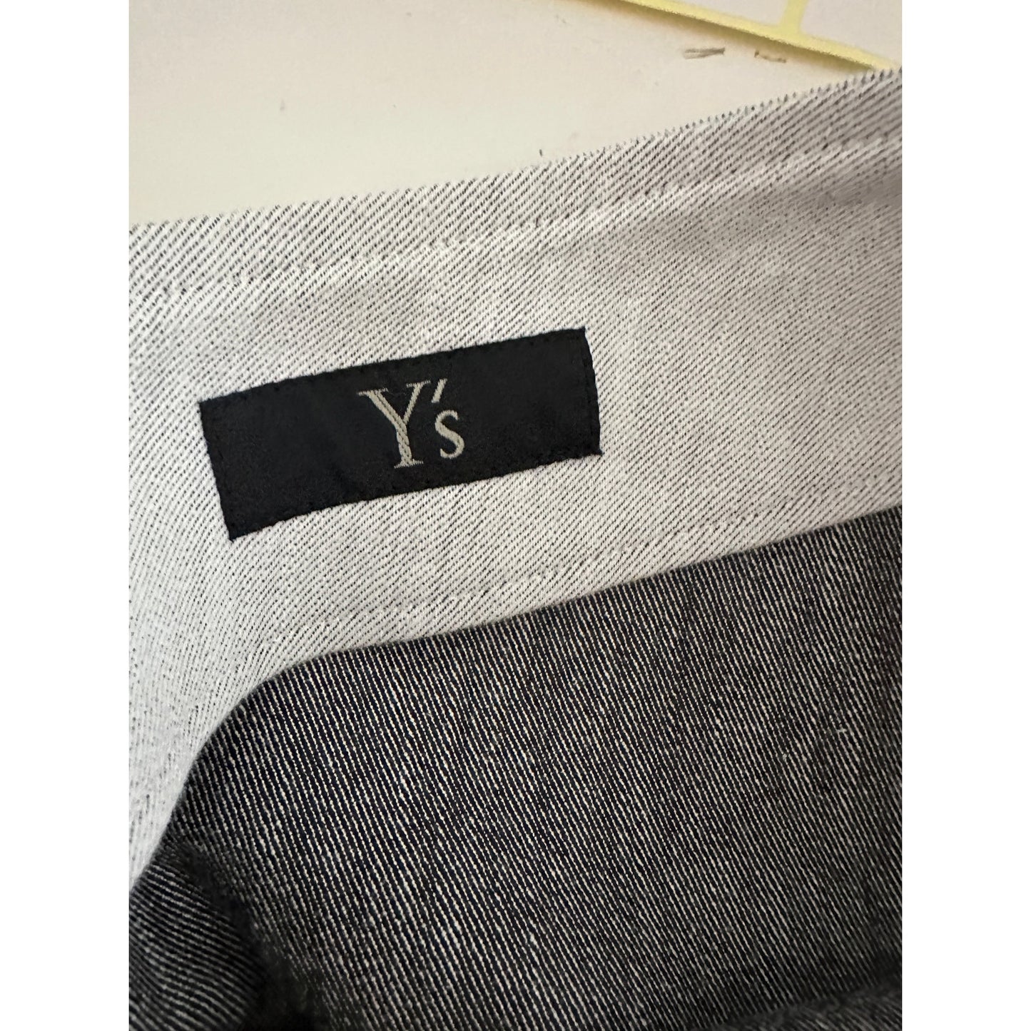 Y's Skirt Gray Womens US S Wrap Midi