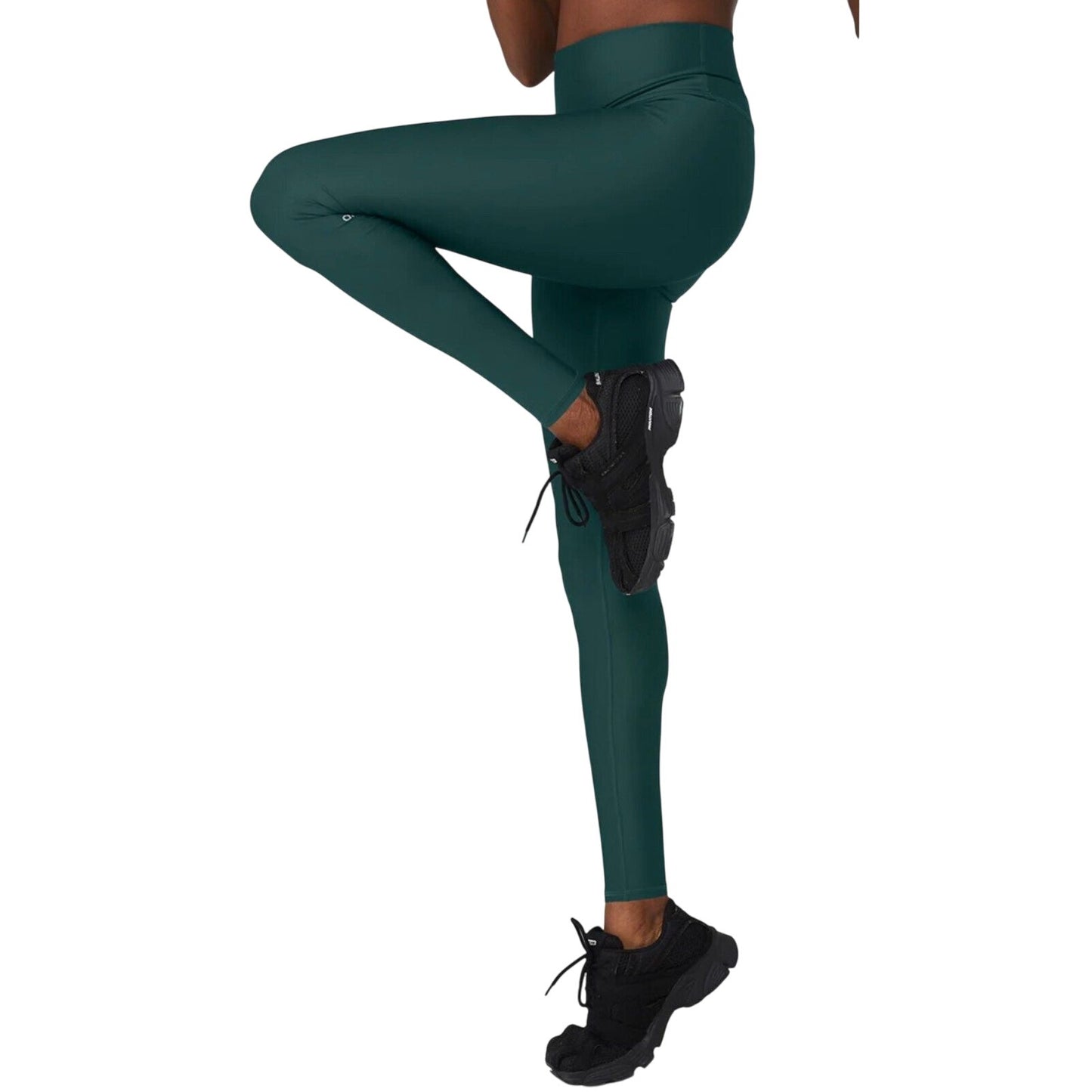 Alo Yoga Midnight Green High Wide Waist Leggings with Breathable Wicking XS
