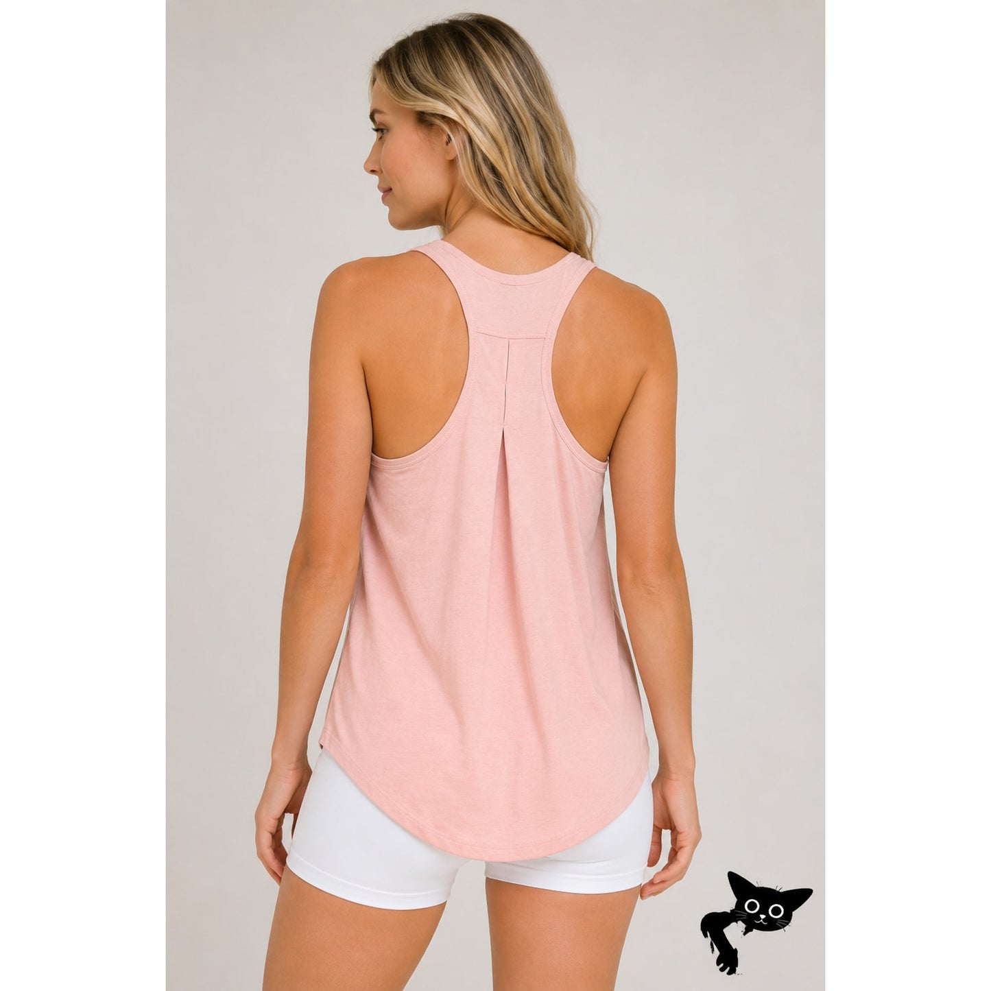 Lululemon Mink Berry Soft Pink Pleated Back Long Line Love Tank Top 4