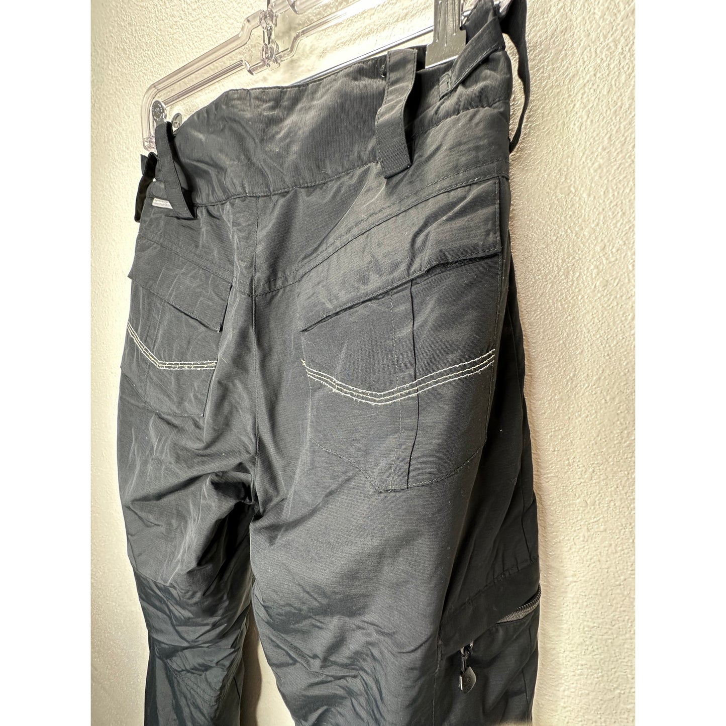 Columbia Black Women's Convert Snow Pants XS Insulated Waterproof Ski Winter