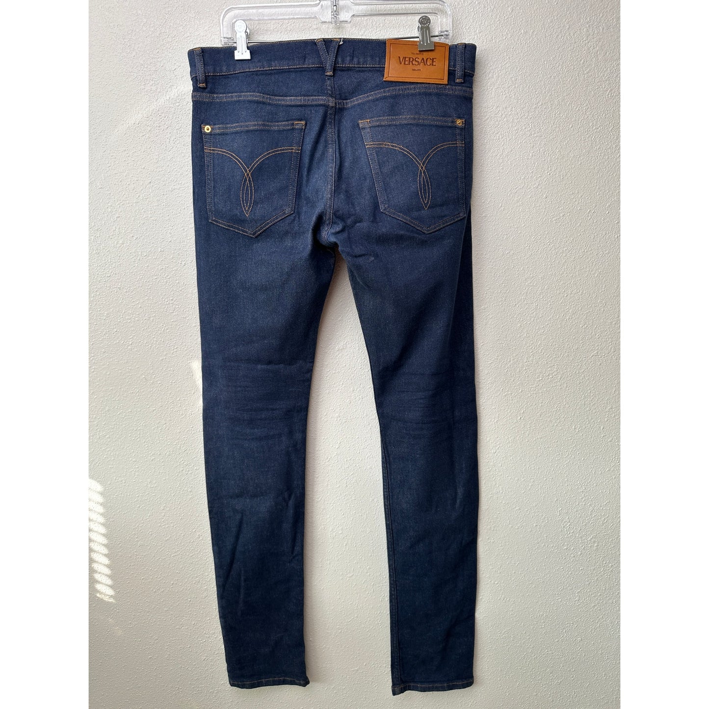Versace Jeans Dark Wash Blue Men's US 33 Taylor Fit Straight Leg