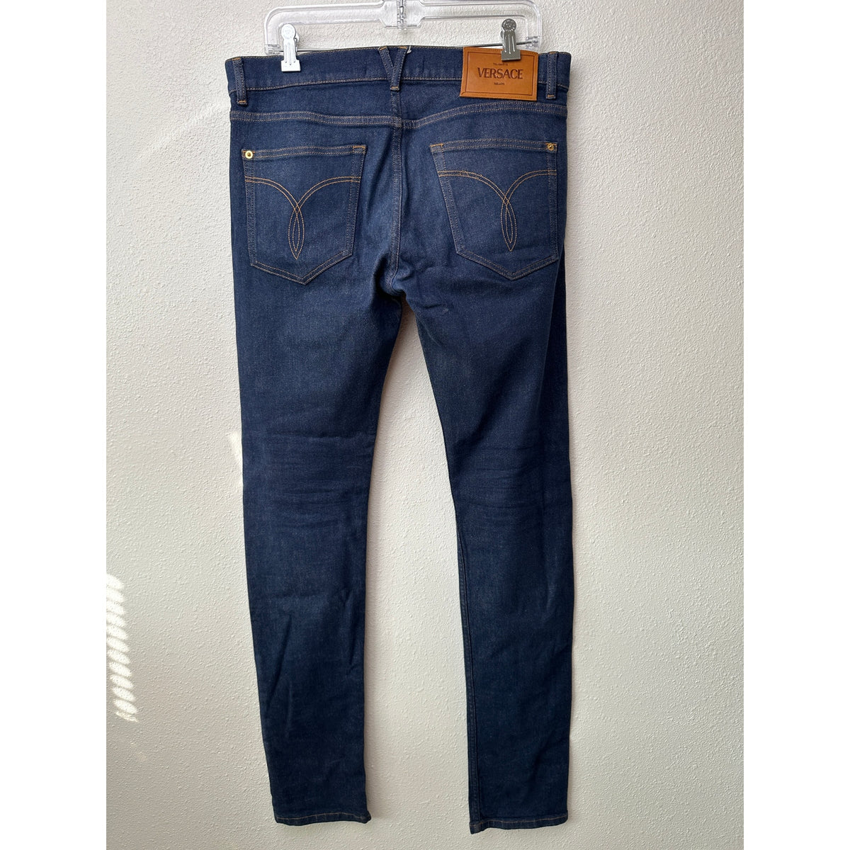 Versace Jeans Dark Wash Blue Men's US 33 Taylor Fit Straight Leg