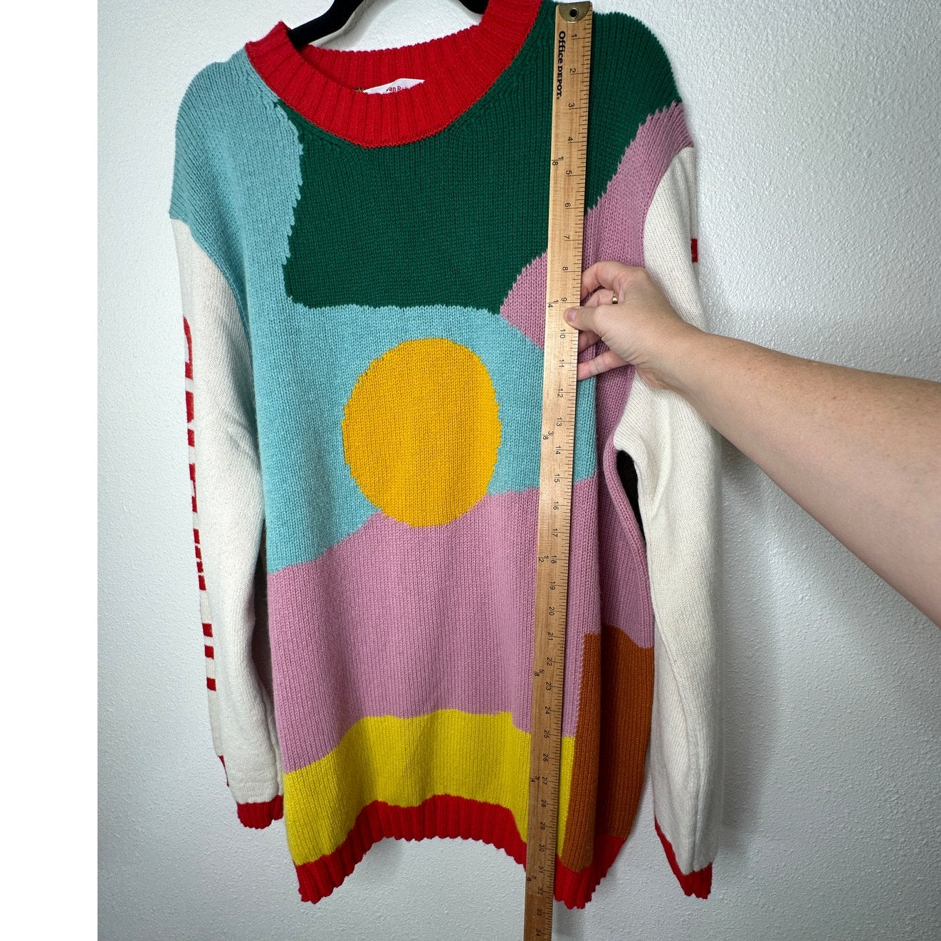 Walter Van Beirendonck Demand Freedom 100% Super Fine Wool Sweater L