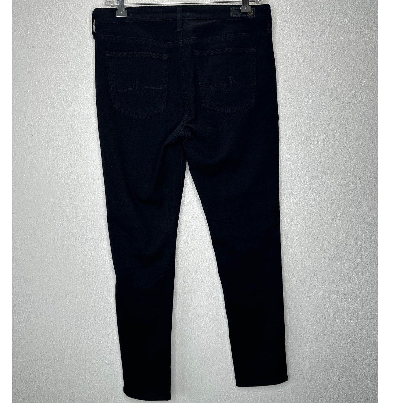 AG The Contour Black Prima Mid-Rise Cigarette Skinny Jean 29